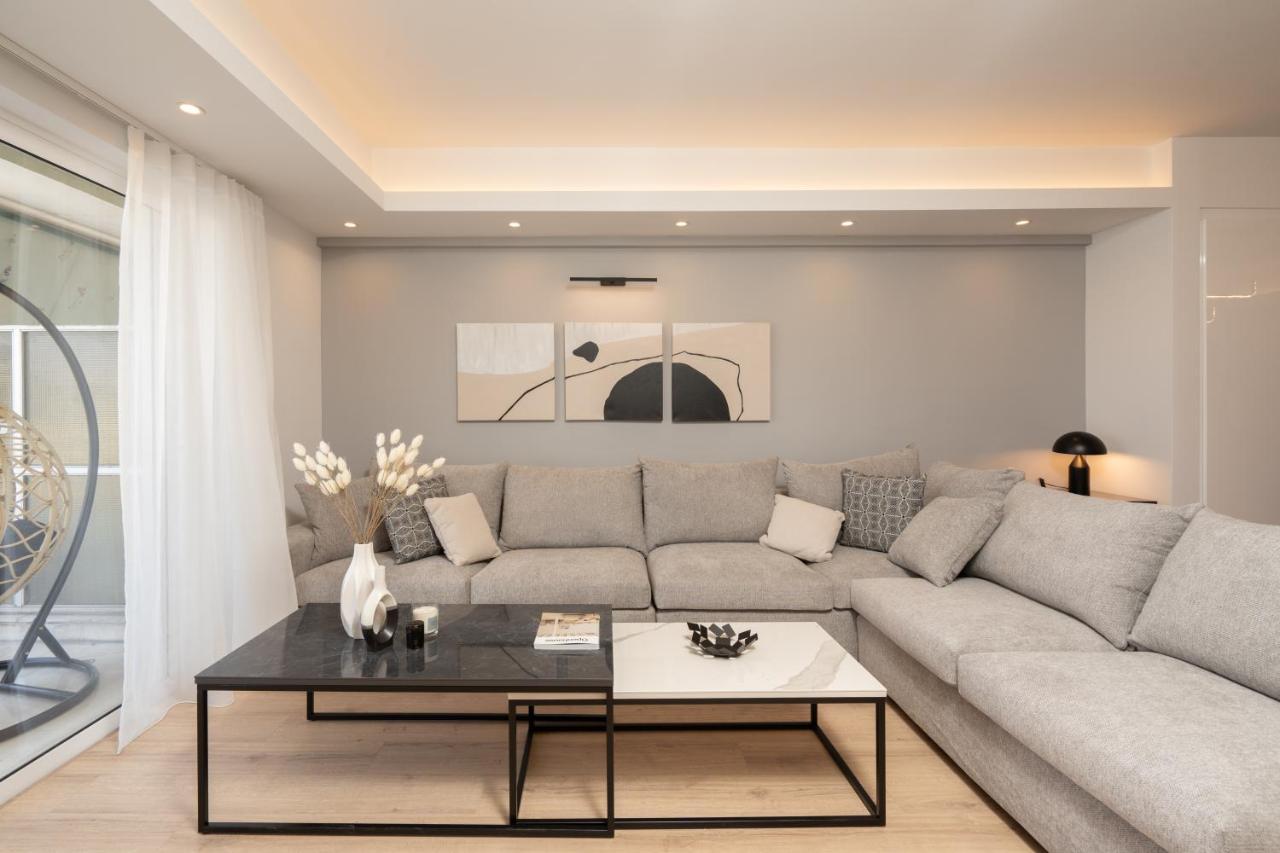 Luxury 4 Bedrooms Apartment Near Flisvos Marina Pireusz Kültér fotó